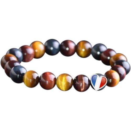 Eryi-Bracelet Pierre Naturelle | Femme Et Homme | Equilibre Et Sérénité | Bien-Etre | Chakras | Qualité Supérieure Et Confort Absolu | Perles 8 Mm Ou 10 Mm