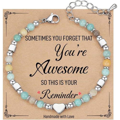 Eryi-Bracelet Femme Mode Dainty Bijoux Pierre Naturelle Réglable Arfait Pour Yoga Méditation Cadeaux Élégant Et Résistant