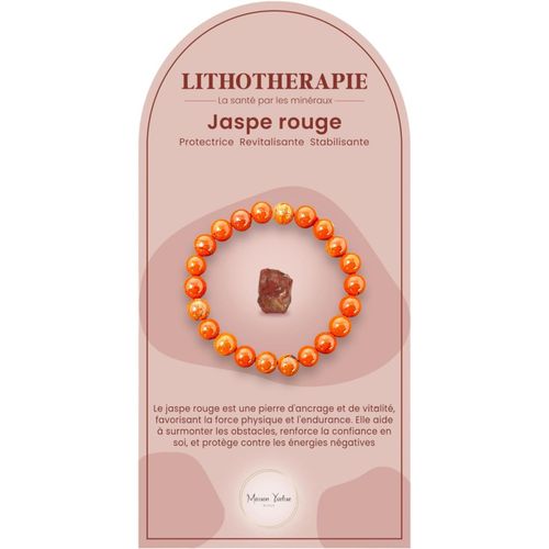 Eryi-Bracelet Pierres Naturelles - 8mm - Qualité Aaa - Perles De Lithothérapie Femmes Et Hommes