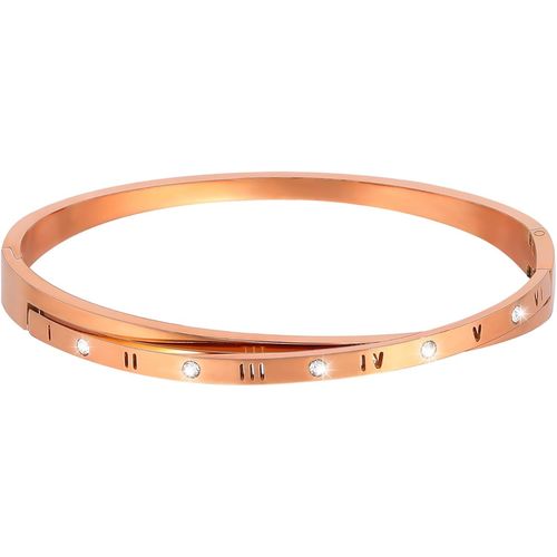 Eryi-Or/Argent Bracelet-Jonc Cadeau Bracelet-Jonc Délicat Pour Femme Cubic Zirconia Bracelets En Acier Inoxydable