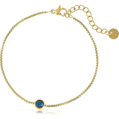 Eryi-Bracelet Bohème Pour Femme - Doré - Avec Pendentifs En Pierre Précieuse Colorée - En Acier Inoxydable Chirurgical - 16 + 3 Cm - Hypoallergénique - Imperméable - Bijoux D'amitié