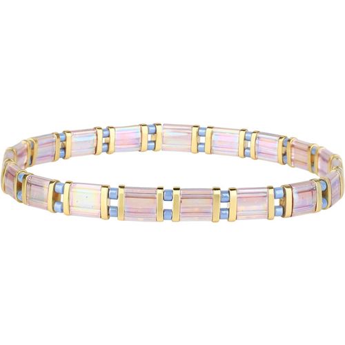 Eryi-Nouvelles Bracelets Perles Tila Bracelets Miyuki Extensible Brin Coloré Bracelets D'amitié