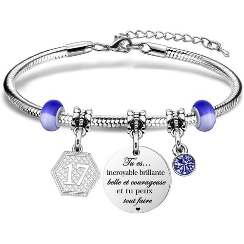 Eryi-Âge Bracelet Anniversaire Bijoux 10 Ans 16 Ans 18 Ans Âge Important Charme Inspiration Bijoux En Argent Cadeau Pour Les Femmes Mère, Fille, Grand - Mère, S?ur, Amis Et Famille