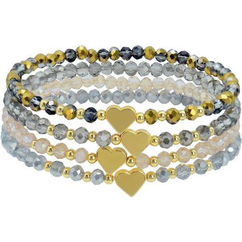 Eryi-Bracelet Boho, Bracelets En Cristal, Bracelets En Perles En Pierre Cristalline Multicouches Pour Femmes Multicouches Bracelet Pour Femme