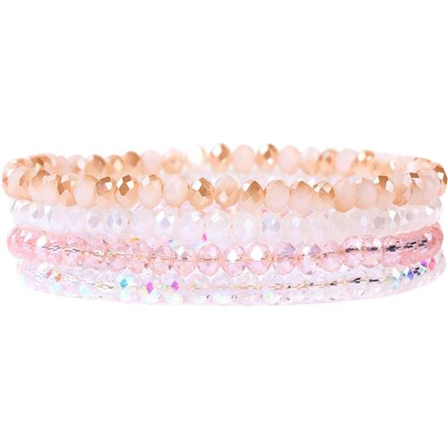 Eryi-Bracelet Boho, Bracelets En Cristal, Bracelets En Perles En Pierre Cristalline Multicouches Pour Femmes Multicouches Bracelet Pour Femme