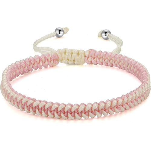 Eryi-Bracelet En Corde Tressée Femmes Hommes, Filles Garçons Anniversaire Amitié Couple Cadeaux Bijoux Faits À La Main Corde Noire Corde Rouge