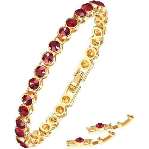 Eryi-Bracelet De Tennis Pour Femme, Bijoux En Cristal Classiques Faits À La Main Réglables Pour Poignets Extrêmement Petits Et Grands Avec Boîte Cadeau
