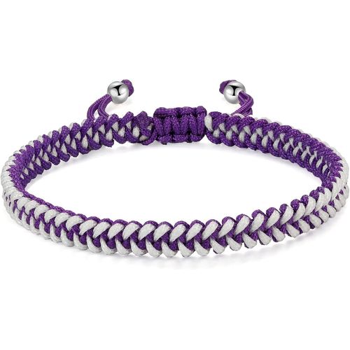 Eryi-Bracelet En Corde Tressée Femmes Hommes, Filles Garçons Anniversaire Amitié Couple Cadeaux Bijoux Faits À La Main Corde Noire Corde Rouge