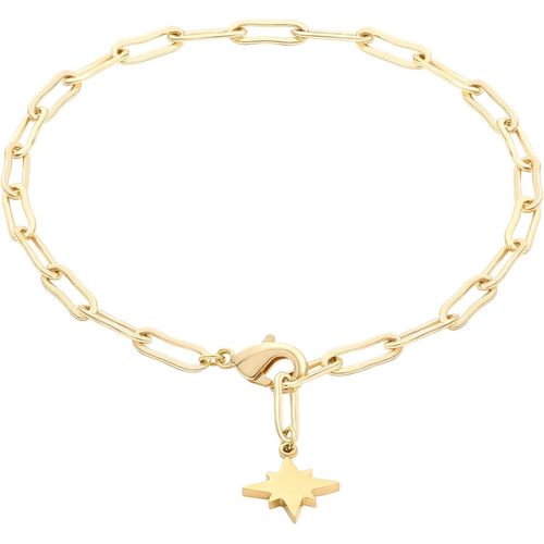 Eryi-18k Or À La Main Stratifié Bijoux Femmes Chaîne Bracelet