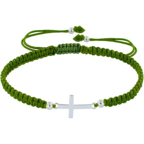 Eryi-- Bracelet Argent 925 Croix Lien Tréssé - Classics
