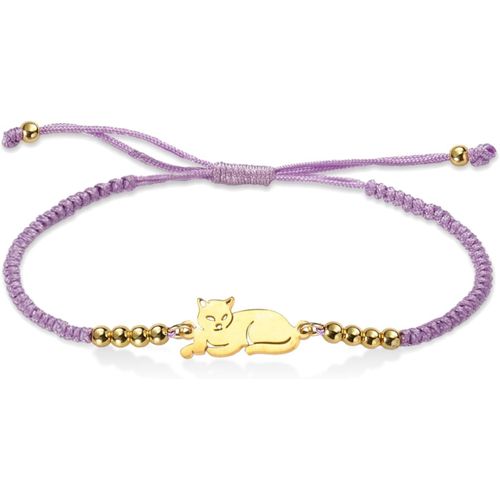 Eryi-Bracelet Tressé Réglable Fait À La Main En Corde Colorée Avec Perles Bracelet Animal Mignon Pour Homme Et Femme