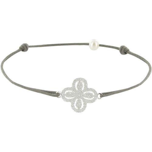 Eryi-- Bracelet Lien Argent 925 Fleur De Strass - Classics