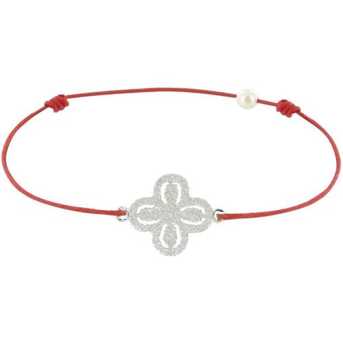 Eryi-- Bracelet Lien Argent 925 Fleur De Strass - Classics