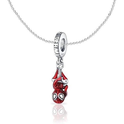 Eryi-Breloque Pendentif Araignée, Man Chaîne En Argent S925, Charm Compatible Pour & Européen Bracelets, Breloques Man En Argent S925 Pour Garçons, Hommes, Femmes Et Filles