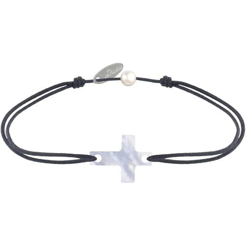 Eryi-- Bracelet Lien Petite Croix En Nacre