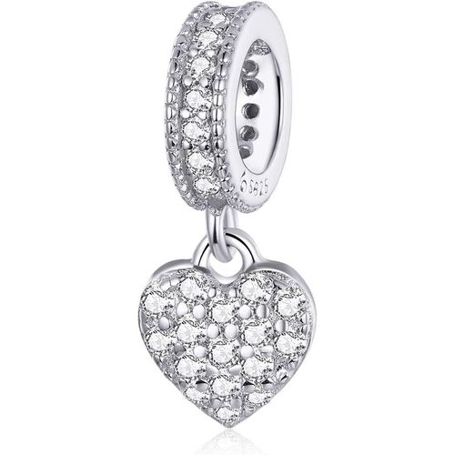 Eryi-Mère Et Fille Charme,Bijoux Femme,Pendentif Charm,En Argent Sterling 925 Avec 5a Zircone,Compatible Pour Pandora Bracelets