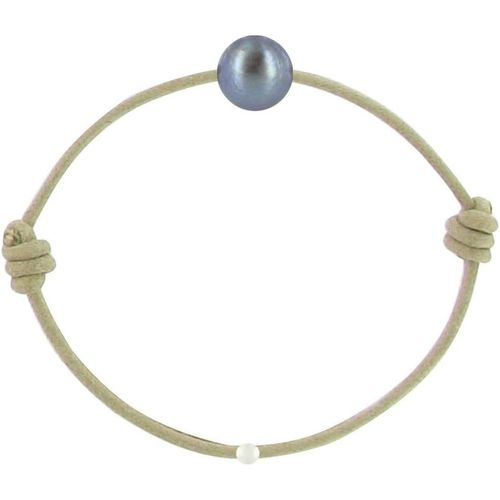 Eryi-- Bracelet La Perle De Culture Noire Des Poulettes - Colors