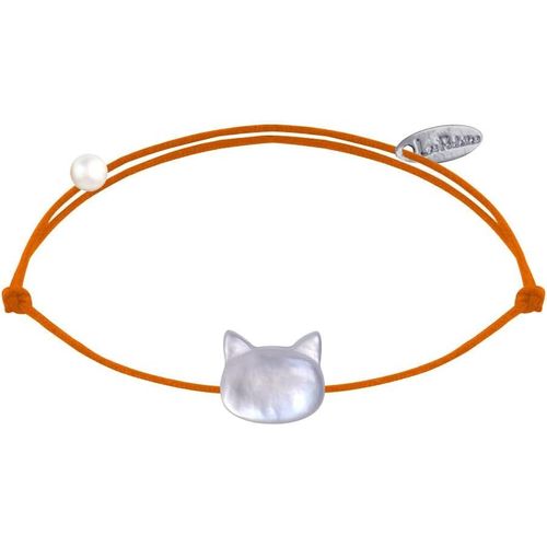 Eryi-- Bracelet Lien Tête De Chat En Nacre