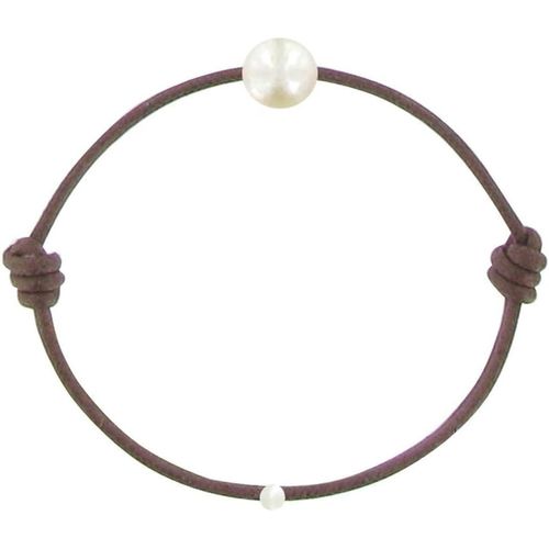 Eryi-- Bracelet La Perle De Culture Blanche Des Poulettes - Classics
