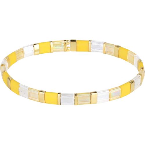 Eryi-Tila Miyuki Bracelet En Perles Bracelet Extensible À Brins Colorés Bracelet D'amitié Mixte