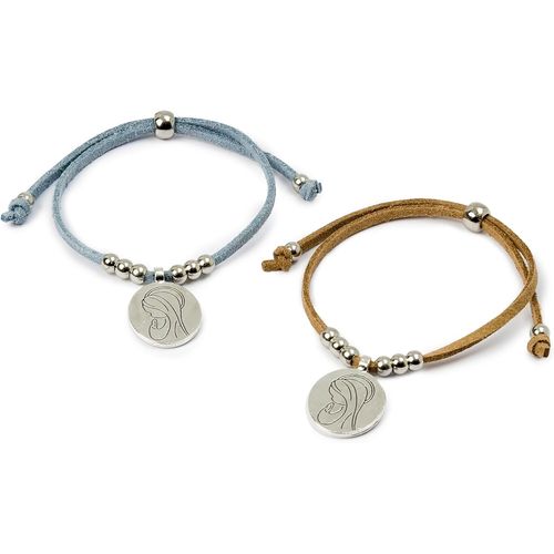 Eryi-K1 Lot De 8 Bracelets Avec Médaille Vierge Marie 2 Couleurs Assorties, Multicolore, Normal