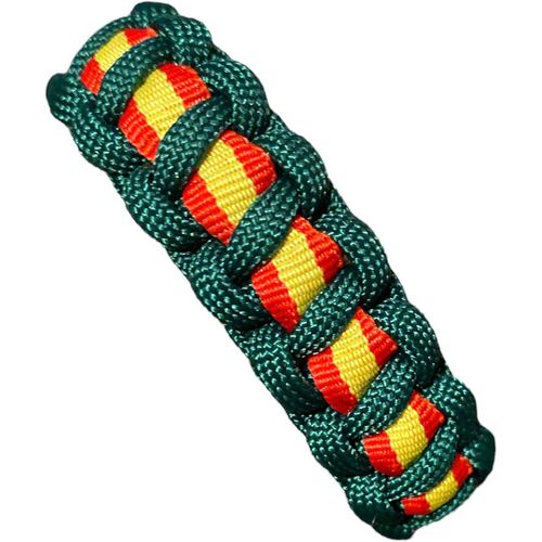 Eryi-Bracelet Drapeau De L'espagne Pour Homme Et Femme. Bracelet En Corde Tressée. Bracelet En Cuir Et Tissu Espagnol Avec Fermoir.