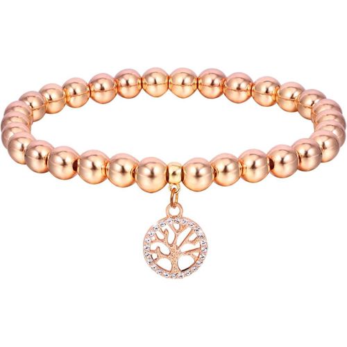 Eryi-Arbre De Vie En Acier Inoxydable Pour Les Femmes Hommes Vintage Mode Gracieux Charm Box Chain Bracelet Pour Femme Homme