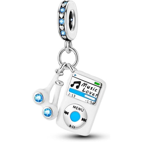 Eryi-Charme Monde Global Argent 925 Sterling Femmes Perles Charm Pendentif Breloque Avec 5a Zircone Compatible Pour Européen Bracelets Collier,Christmas Gifts For Family/Friends