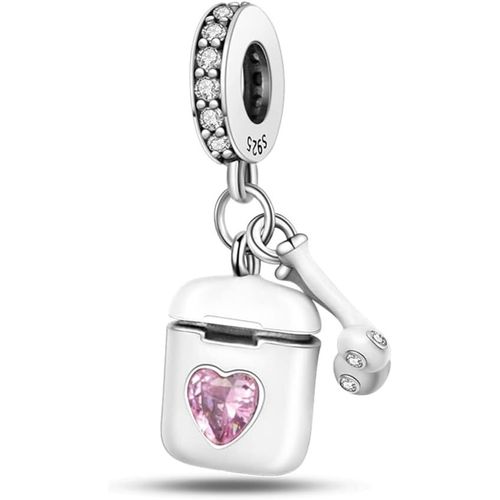 Eryi-Charme Monde Global Argent 925 Sterling Femmes Perles Charm Pendentif Breloque Avec 5a Zircone Compatible Pour Européen Bracelets Collier,Christmas Gifts For Family/Friends