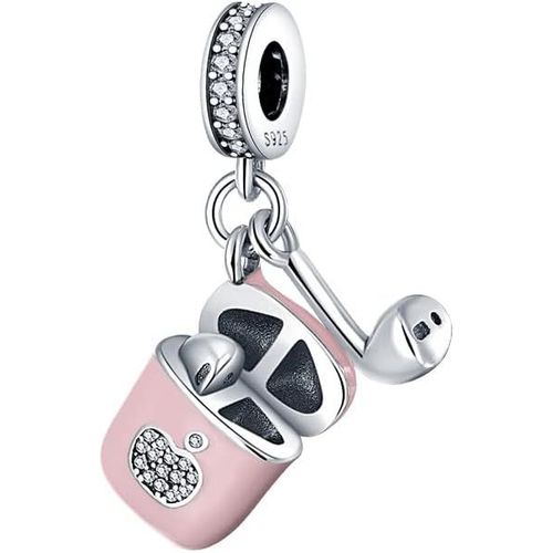 Eryi-Charme Monde Global Argent 925 Sterling Femmes Perles Charm Pendentif Breloque Avec 5a Zircone Compatible Pour Européen Bracelets Collier,Christmas Gifts For Family/Friends