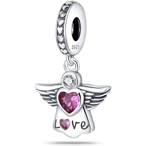 Eryi-Charme Monde Global Argent 925 Sterling Femmes Perles Charm Pendentif Breloque Avec 5a Zircone Compatible Pour Européen Bracelets Collier,Christmas Gifts For Family/Friends