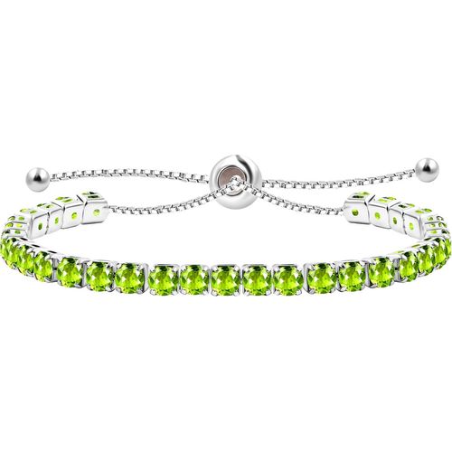 Eryi-Mode Réglable Bolo Style Femmes Tennis Bracelet Mère Rose Zircone Cubique Bracelet De Chaîne Silder Y4043