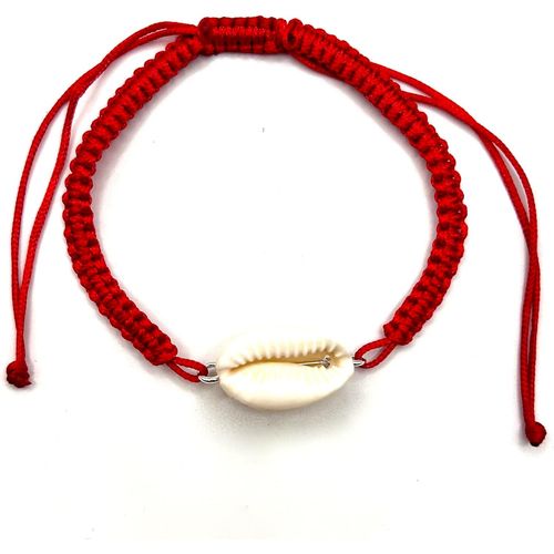 Eryi-Bracelet Macrame Avec Coquillage En Argent Sterling