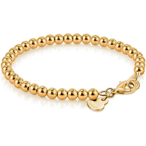 Eryi-Bracelet De Perles Pour Femme En Argent 925 Large De 4mm 6mm Sans Et Avec Pendentif Coeur, Long 13-21cm Doré Or Rose Cadeau Fête Maman Homme