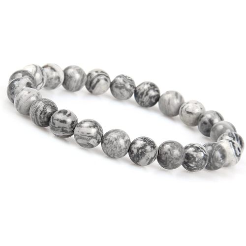 Eryi-Bracelet De Perles De Chakra En Pierres Naturelles De Jaspe De Sédiment Marin De 8 Mm (Vert) Bracelet De Chakra Vert Bracelet Femme Bracelet Homme Bracelet Vert Bracelet Vert Bracelet De Yoga