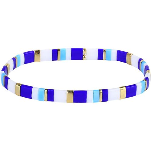 Eryi-Femmes Bracelet Charme En Perles Tila Bracelets Extensible Bracelets Tour D'amitié Bonbons Couleurs
