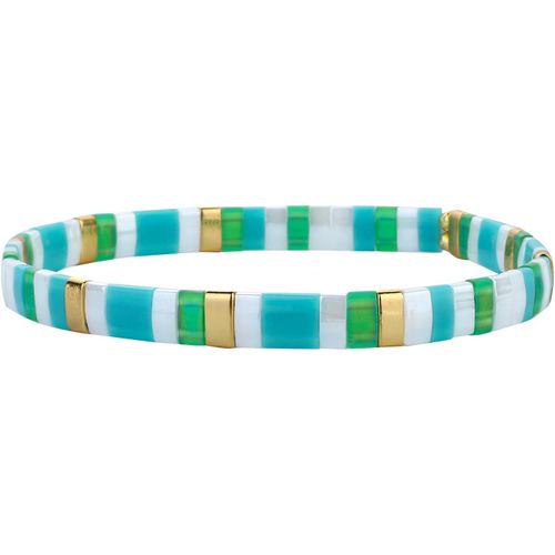 Eryi-Femmes Bracelet Charme En Perles Tila Bracelets Extensible Bracelets Tour D'amitié Bonbons Couleurs