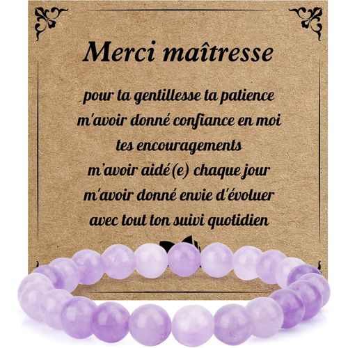 Eryi-Cadeau Maitre D'école Bracelet Merci Maitresse Cadeau Maître D'école Fin D'année Cadeau Maitresse D'école Original Idée Cadeau Maitresse Cadeau Institutrice Cadeaux Maitre D'école Cadeau Maître