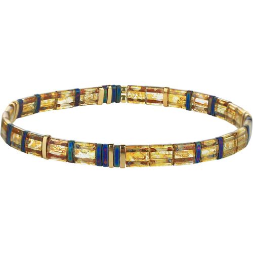 Eryi-Femmes Bracelet Charme En Perles Tila Bracelets Extensible Bracelets Tour D'amitié Bonbons Couleurs