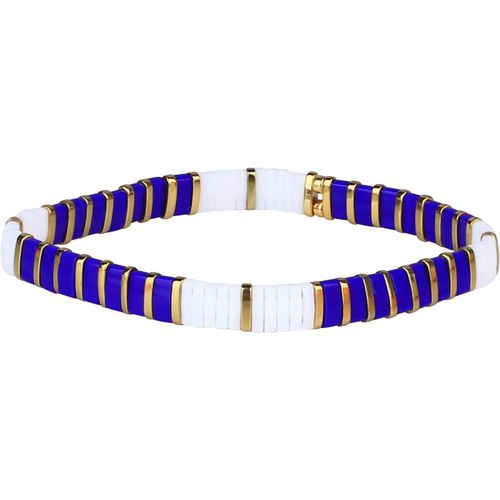 Eryi-Femmes Bracelet Charme En Perles Tila Bracelets Extensible Bracelets Tour D'amitié Bonbons Couleurs