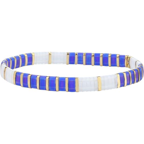 Eryi-Femmes Bracelet Charme En Perles Tila Bracelets Extensible Bracelets Tour D'amitié Bonbons Couleurs