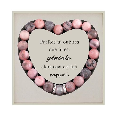 Eryi-Idee Cadeau Pour Femme Bracelet Pierres Naturelles Femme Original Cadeau Ado Fille Cadeaux Noel Femme Cadeau Anniversaire Bracelet Cadeau Pour Amie Maman S?ur Maitresse