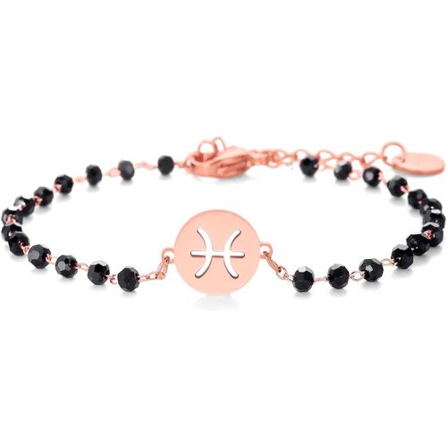 Eryi--Femmes 12 Bracelet Constellation, Chaîne En Acier Inoxydable Bracelet De Poignet Charme Bracelet En Cristal Perlé