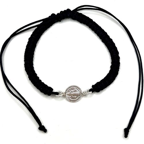 Eryi-Bracelet Saint Benoît En Argent Sterling
