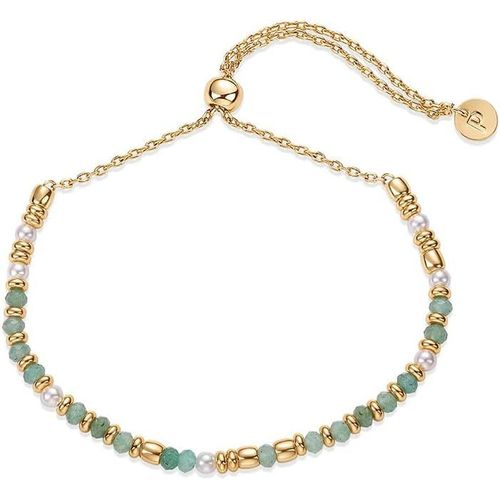 Eryi-Bracelet Pierre Naturelle Femme En Laiton Bohème Empilables Fantaisie Réglable Bijoux Or Pour Les Mère Fille S?ur Amis Et Famille