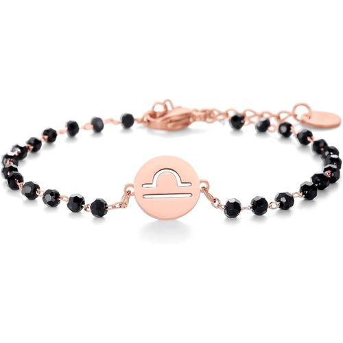 Eryi--Femmes 12 Bracelet Constellation, Chaîne En Acier Inoxydable Bracelet De Poignet Charme Bracelet En Cristal Perlé