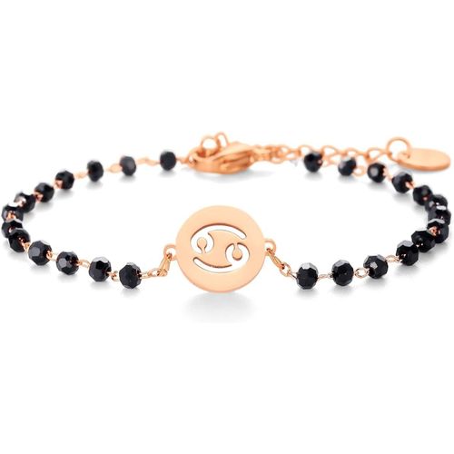 Eryi--Femmes 12 Bracelet Constellation, Chaîne En Acier Inoxydable Bracelet De Poignet Charme Bracelet En Cristal Perlé
