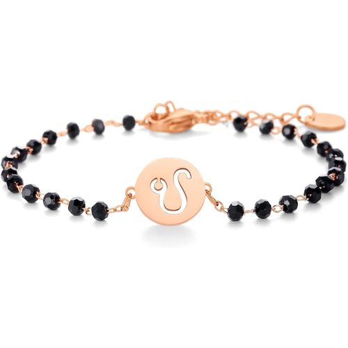 Eryi--Femmes 12 Bracelet Constellation, Chaîne En Acier Inoxydable Bracelet De Poignet Charme Bracelet En Cristal Perlé