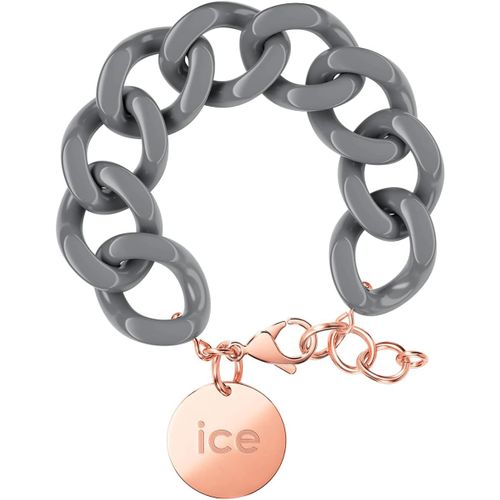 Eryi-Ice - Jewellery - Chain Bracelet Bracelet Mailles Xl Pour Femme Fermé D'une Médaille Dorée