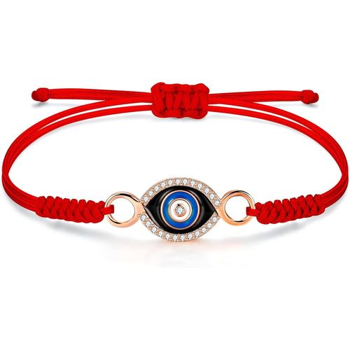 Eryi-Bracelet Corde Pour Femme, Chaîne Tressée À La Main Avec Breloque En Zircone Cubique, Cadeau D'anniversaire Pour Maman Femme Fille